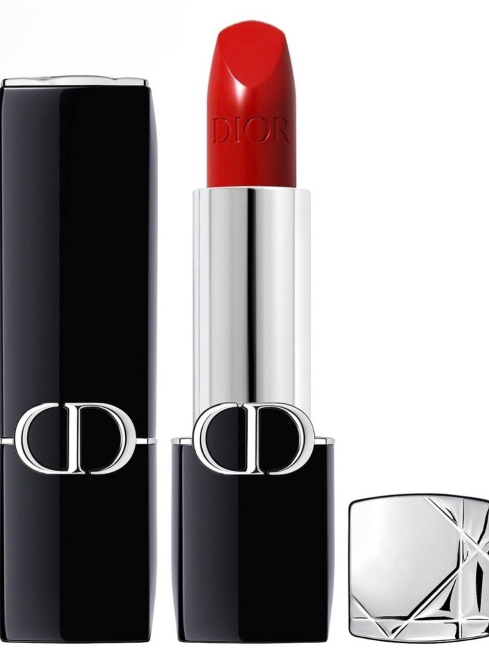 Dior Rouge Red Lipstick refillable — Classic Radiant Red 9999, Brand New